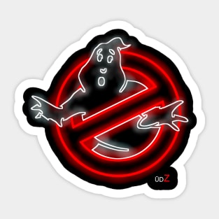 Ghostbusters logo glow Sticker